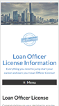 Mobile Screenshot of loanofficerlicense.net