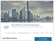 Tablet Screenshot of loanofficerlicense.net